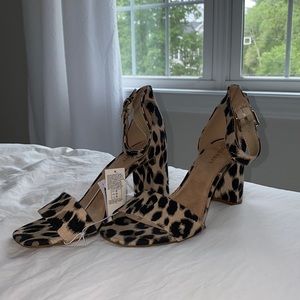 Leopard print heels